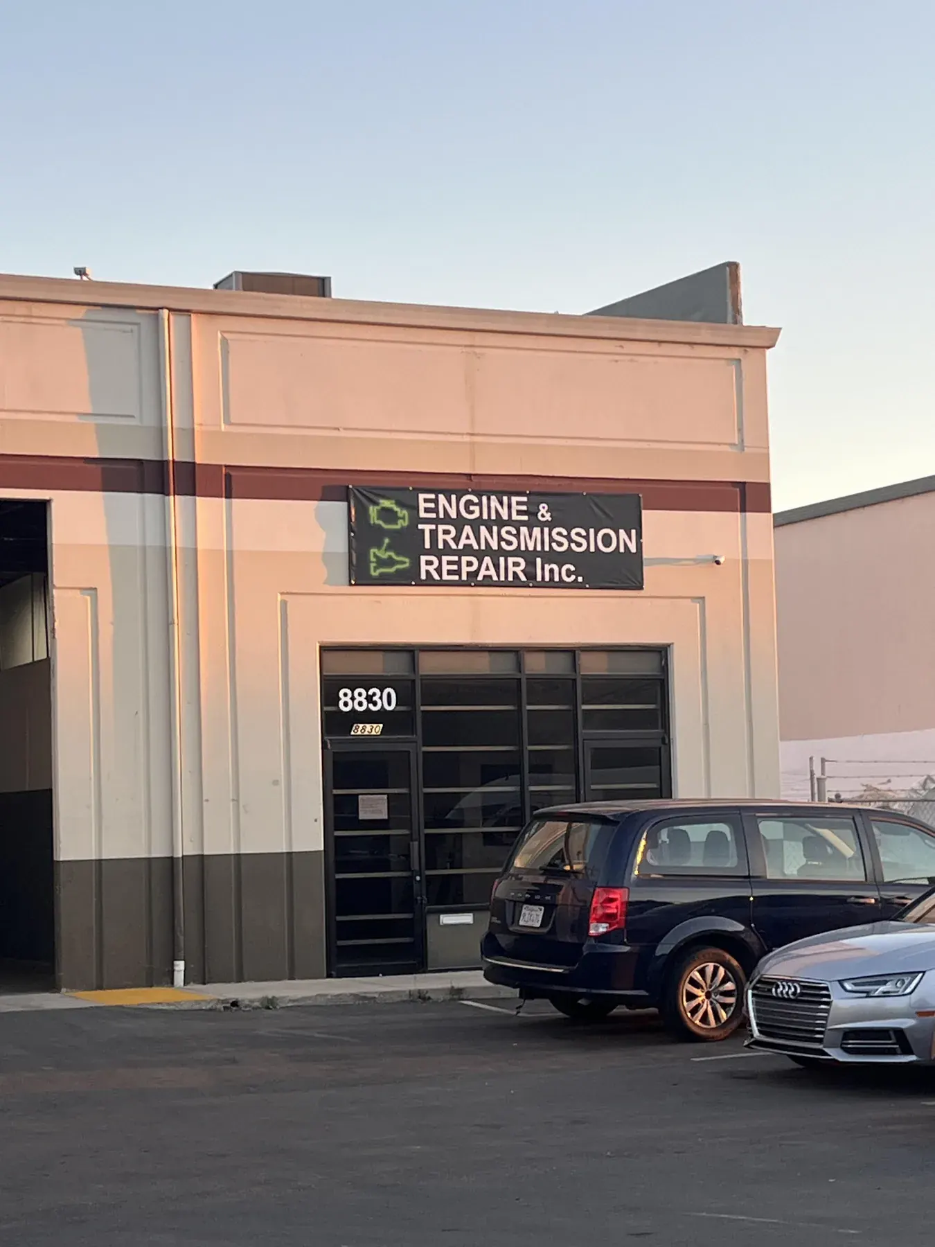 Exterior of Engine and Transmission Repair Inc. in Sacramento
